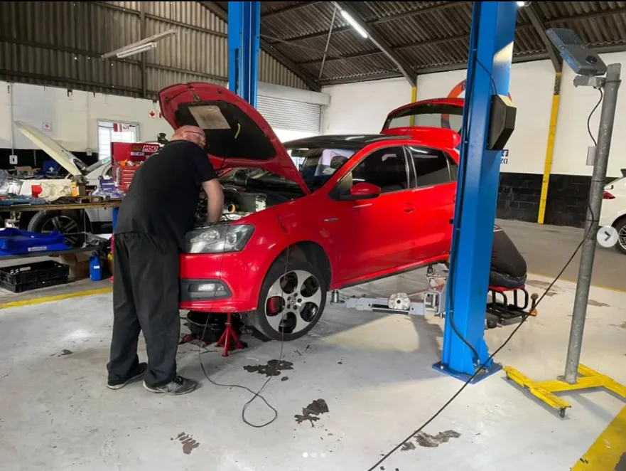 Vehicle repairs and mechanical servicing at Bullet Auto Service Station